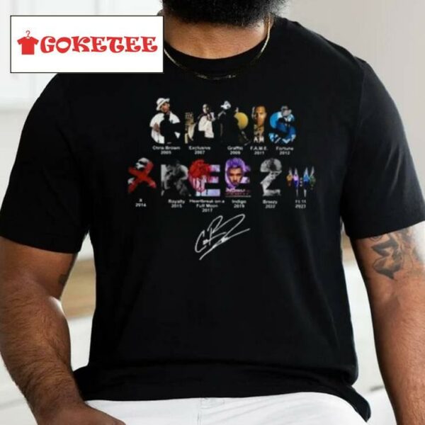 11 11 Vintage Chris Brown Tour Shirts