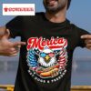 A Patriotic Bald Eagle Merica Hot Dogs And Freedom Tshirt