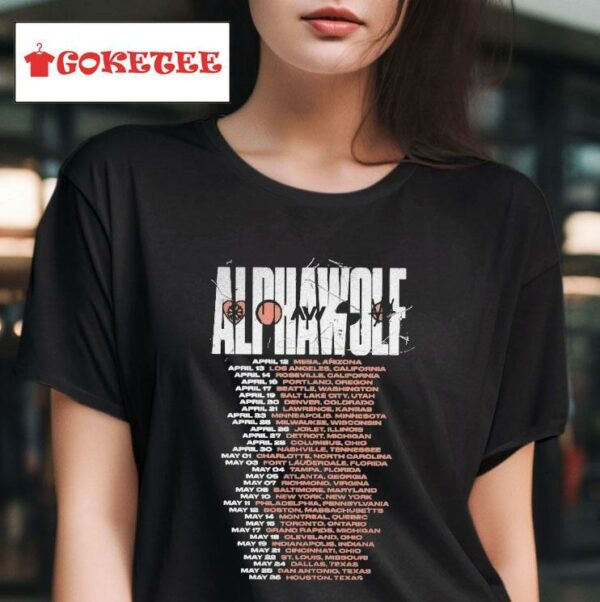 Alpha Wolf Tour S Tshirt