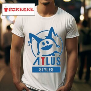 Atlus West Atlus Styles Logo S Tshirt