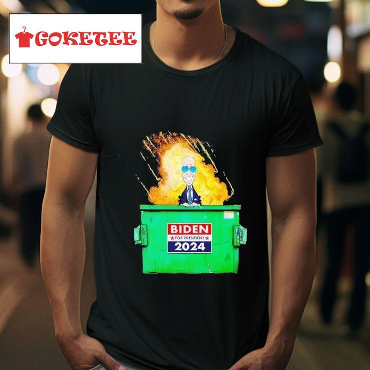 Biden Harris Dumpster Fire Tshirt 