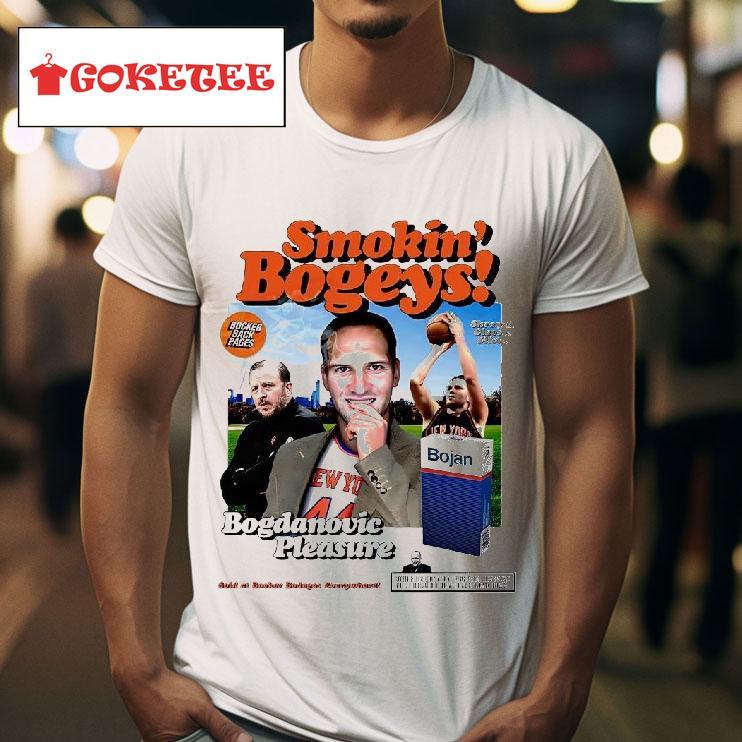 Bojan Bogdanovic Smokin Bogeys Bogdanovic Pleasure New York Kinicks Tshirt 