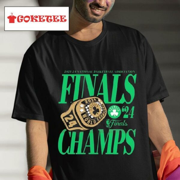Boston Celtics Nba Finals Champs Screen Ring Tshirt