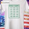 Boston Celtics 2024 World Champions Shirt