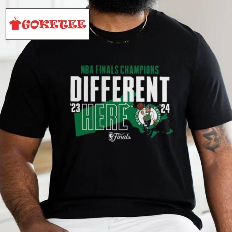 Boston Celtics Black 2024 Nba Finals Champions Outlet Pass Hometown Originals T Shirt