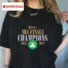 Boston Celtics Gold 2024 Nba Finals Champions Fade Away Jumper T Shirt