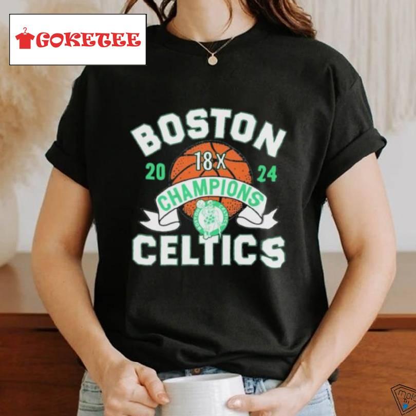 Boston Celtics Homage 18 Time Nba Finals Champions Vintage Shirt