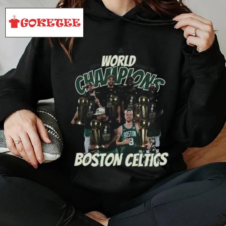 Boston Celtics World Champions 2024 Banner 18 T Shirt