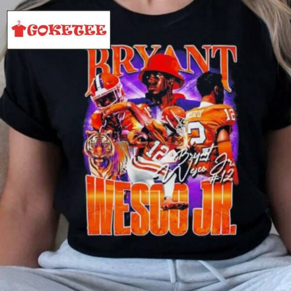 Bryant Wesco Jr. Clemson Tiger #12 Shirt