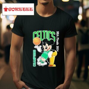 Champions Boston Celtics Nba Finals X Mickey Mouse Tshirt
