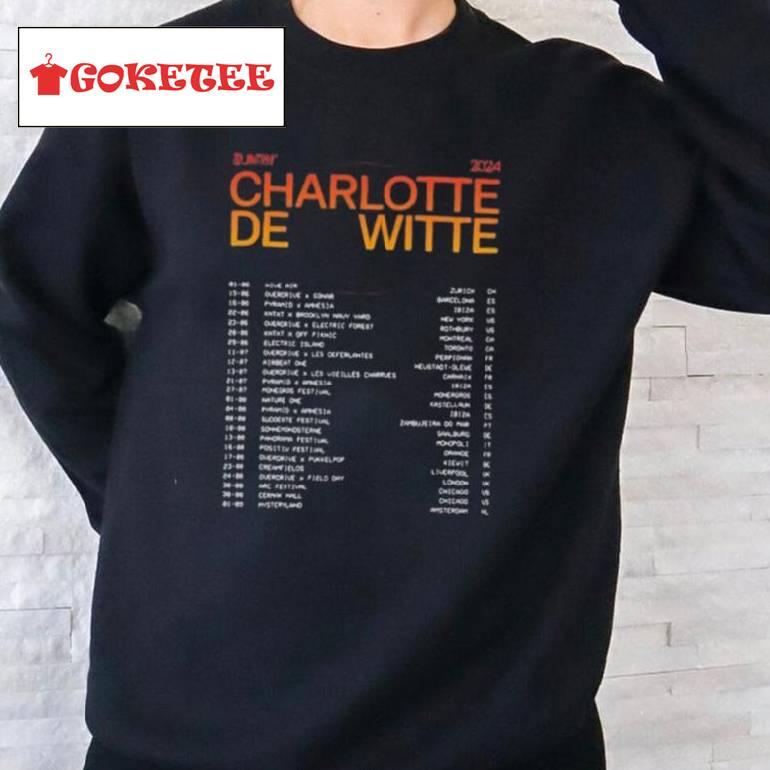 Charlotte De Witte Summer Tour 2024 Shirt