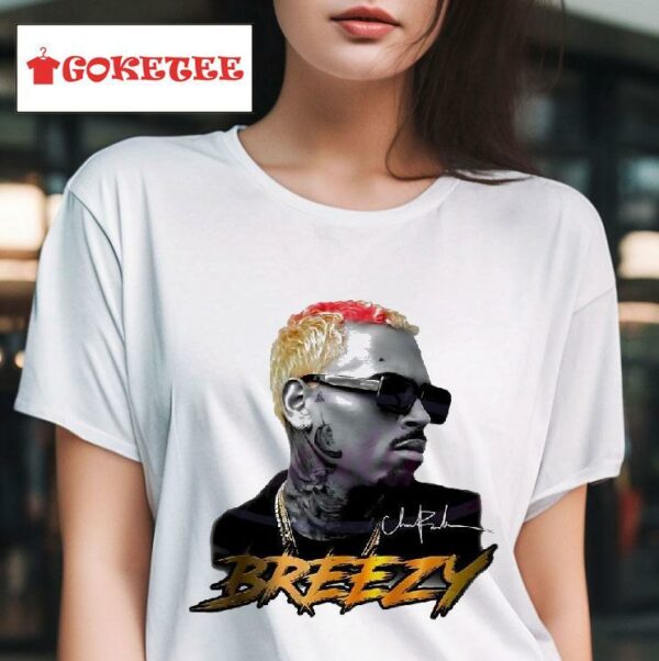 Chris Brown Breezy Signature Graphic Tshirt