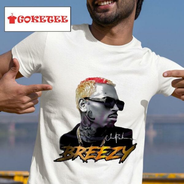 Chris Brown Breezy Signature Graphic Tshirt