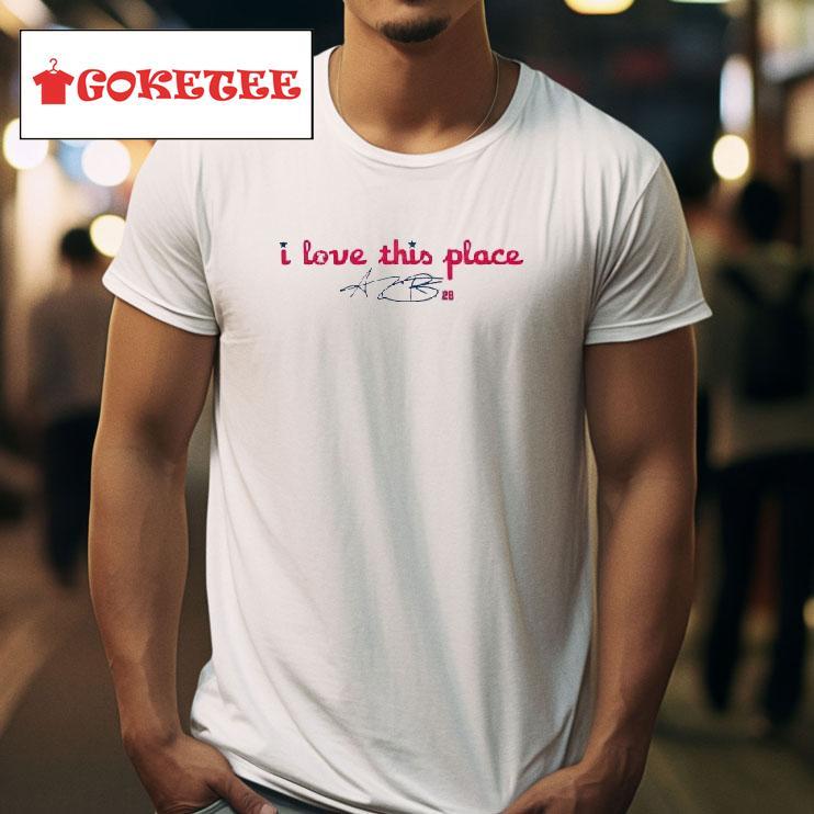 Cristopher Sanchez I Love This Place Tshirt 