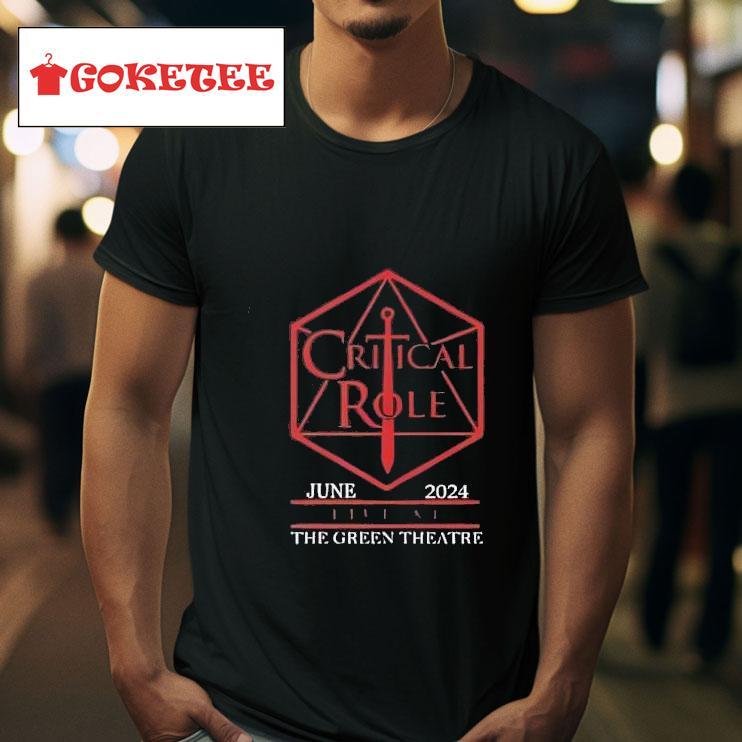 Critical Role June Live At The Green Theatre  Tshirt 