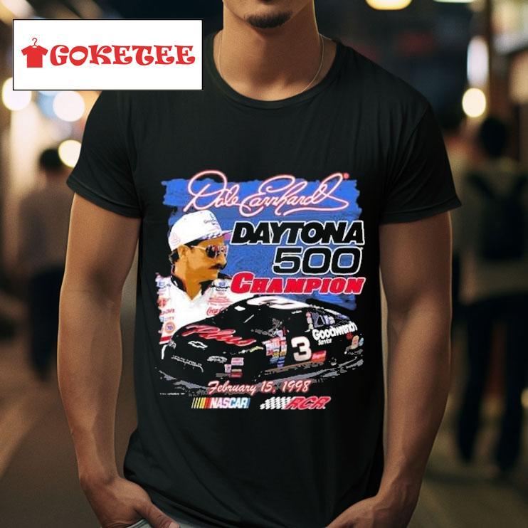 Dale Earnhardt Daytona  February  Nascar Racing S Tshirt 