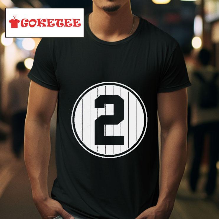 Derek Jeter Heather New York Yankees Fuse Number  Tshirt 