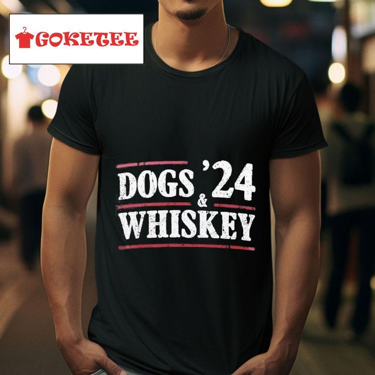 Dogs And Whiskey  Tshirt 