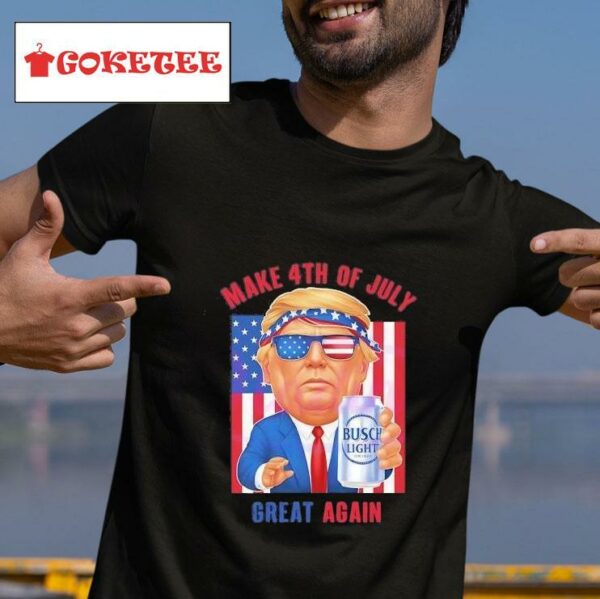 Donald Trump Make Th Of July Great Again Graphic Tshirt