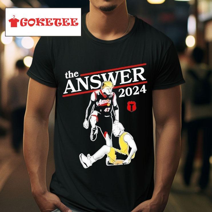 Donald Trump Vs Joe Biden The Answer  S Tshirt 