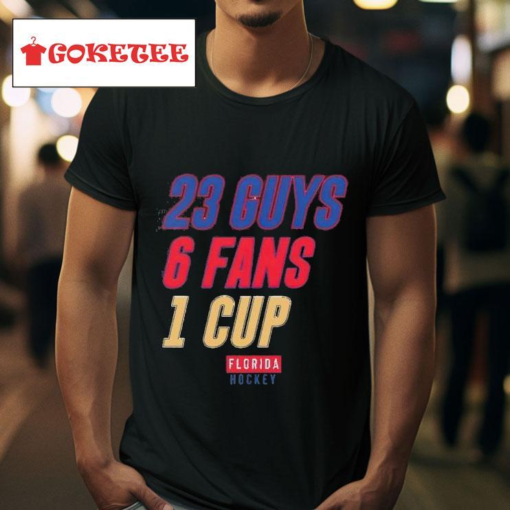 Florida Panthers Hockey  Guys  Fans  Cup Tshirt 