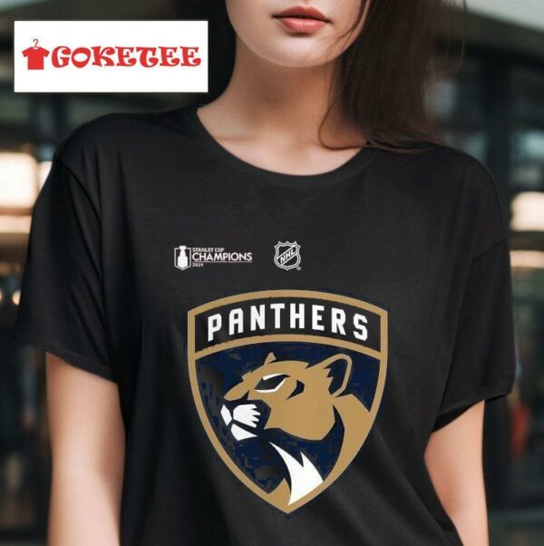 Florida Panthers Nhl Stanley Cup Champions Logo S Tshirt