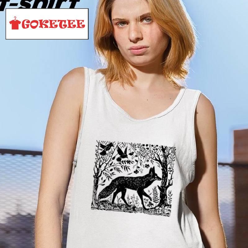 Folklore Forest Fox Lino Shirt