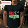 Free Palestine Democratic Socialists Of America Los Angeles Tshirt