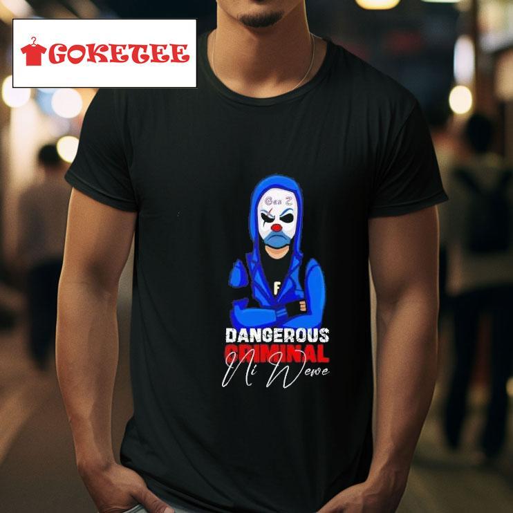 Genz Dangerous Criminal Gamer Tshirt 