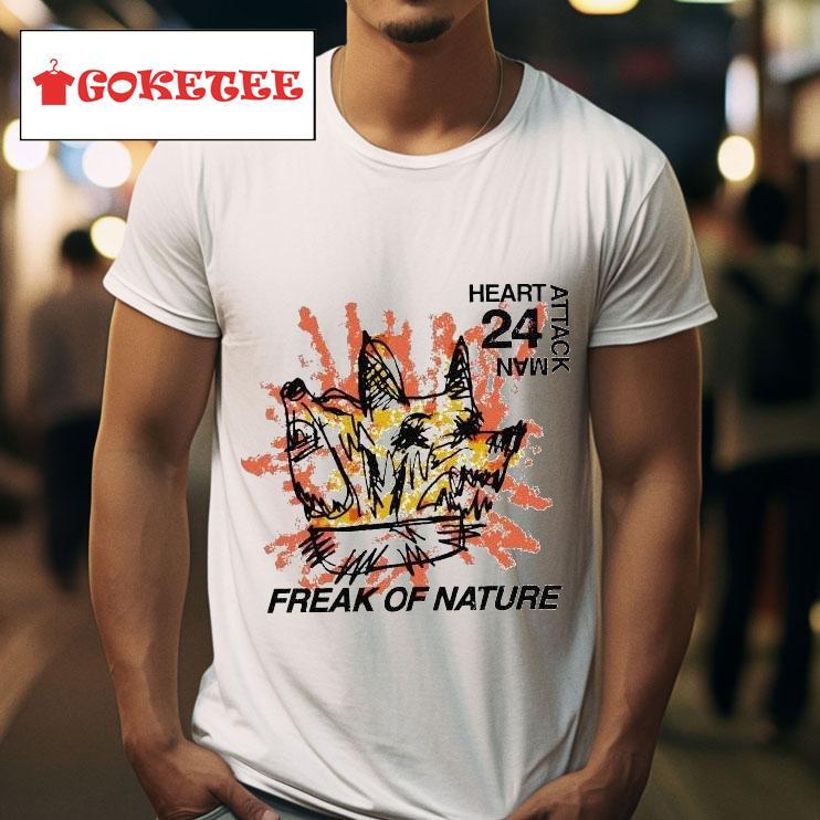 Heart Attack Man  Freak Of Nature Scribble Dog S Tshirt 