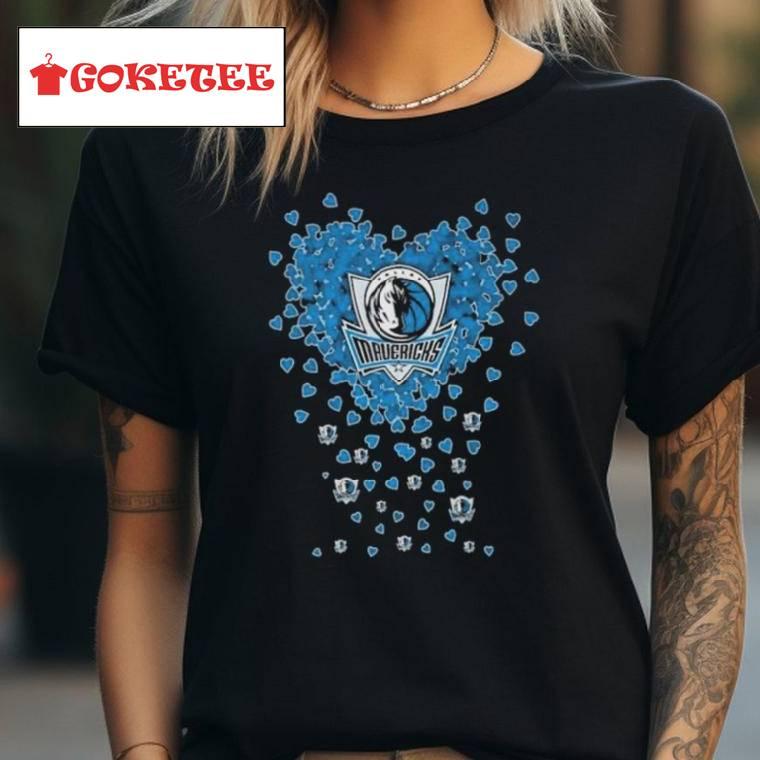 Heart Dallas Mavericks Logo Shirt