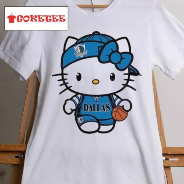Hello Kitty Dallas Mavericks Nba Basketball Shirt