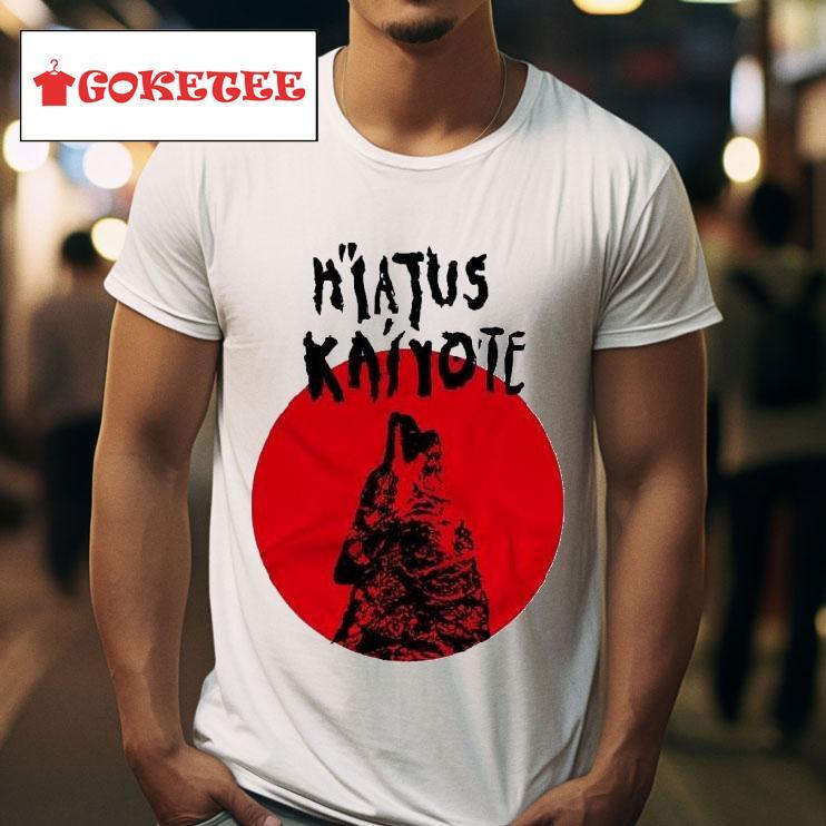 Hiatus Kaiyote Wolf Red Circle S Tshirt 