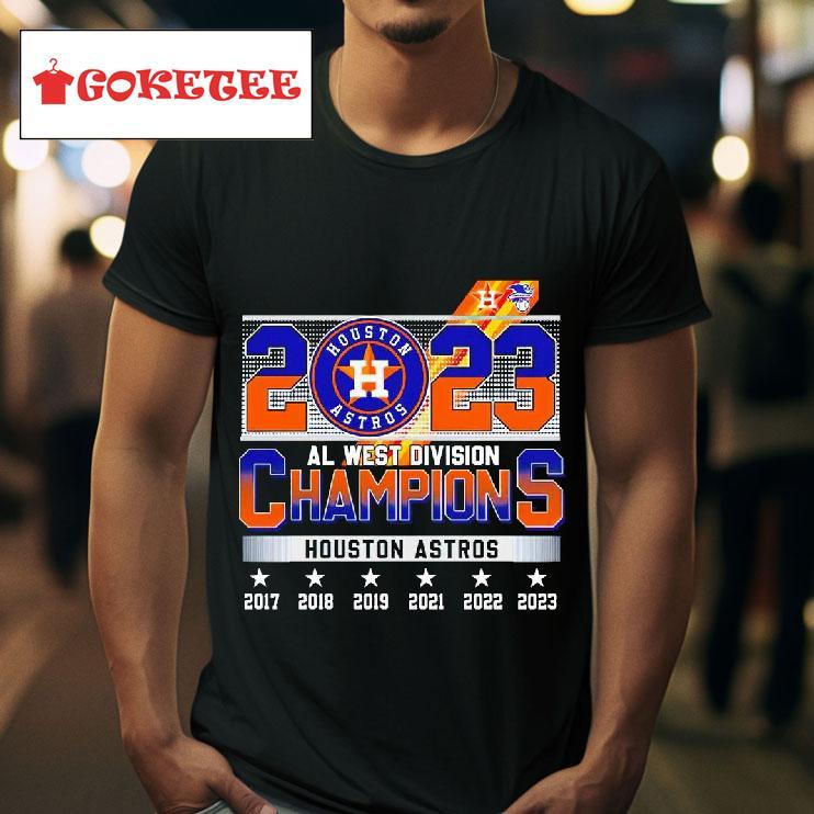 Houston Astros Al West Division Champions  Tshirt 