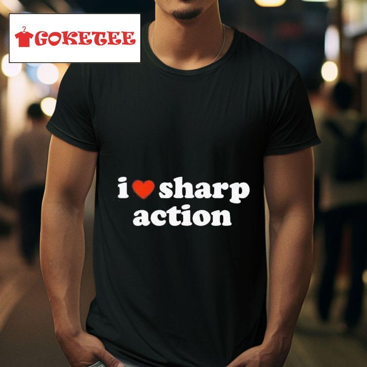 I Heart Sharp Action Tshirt 