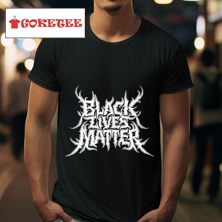 Ify Nwadiwe Black Lives Matter Metal Logo S Tshirt 