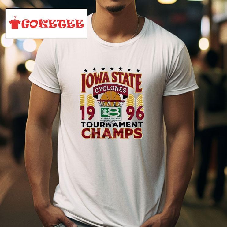 Iowa State Basketball  Big  Conference Tournament Champs Tshirt 