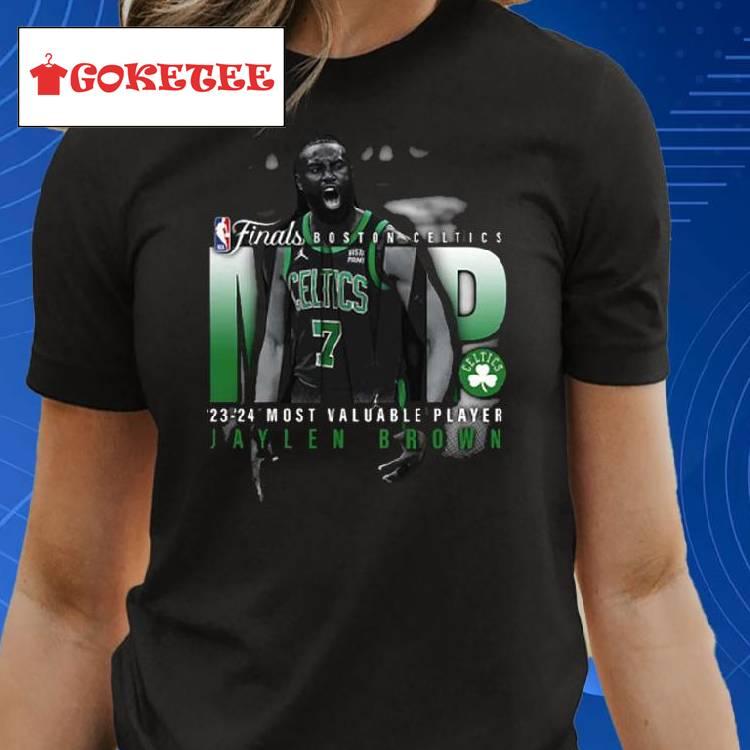 Jaylen Brown Boston Celtics Fanatics 2024 Nba Finals Mvp Full Court Sprint Shirt