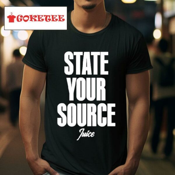 Jaylen Brown State Your Source Juice S Tshirt