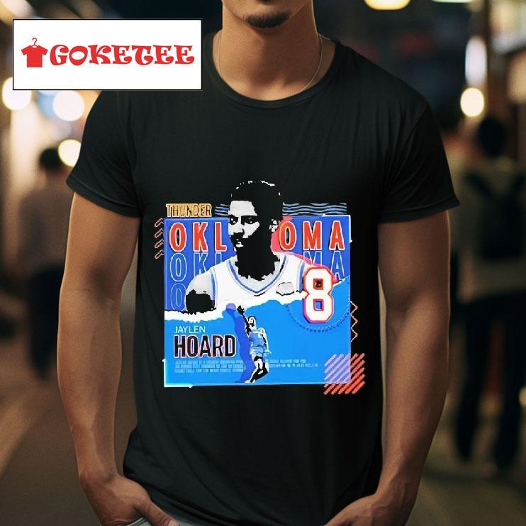 Jaylen Hoard  Oklahoma City Thunder Basketball Graphic Tshirt 