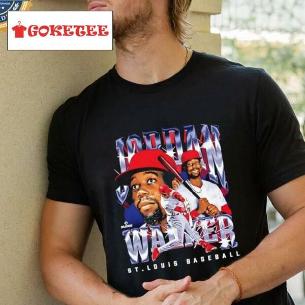 Jordan Walker St Louis Cardinals Thunder Graphic Signature Shirt