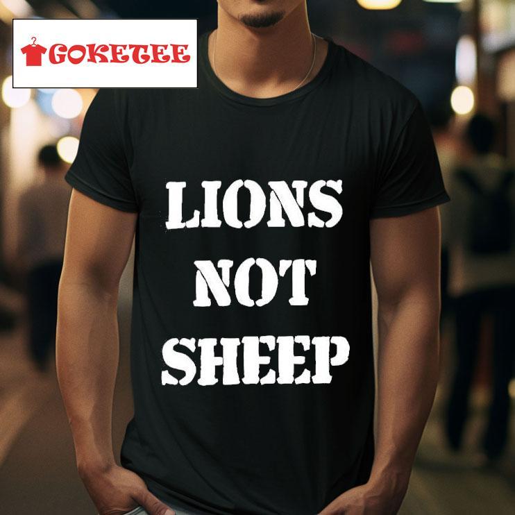 Julian Edelman Lions Not Sheep  Tshirt 