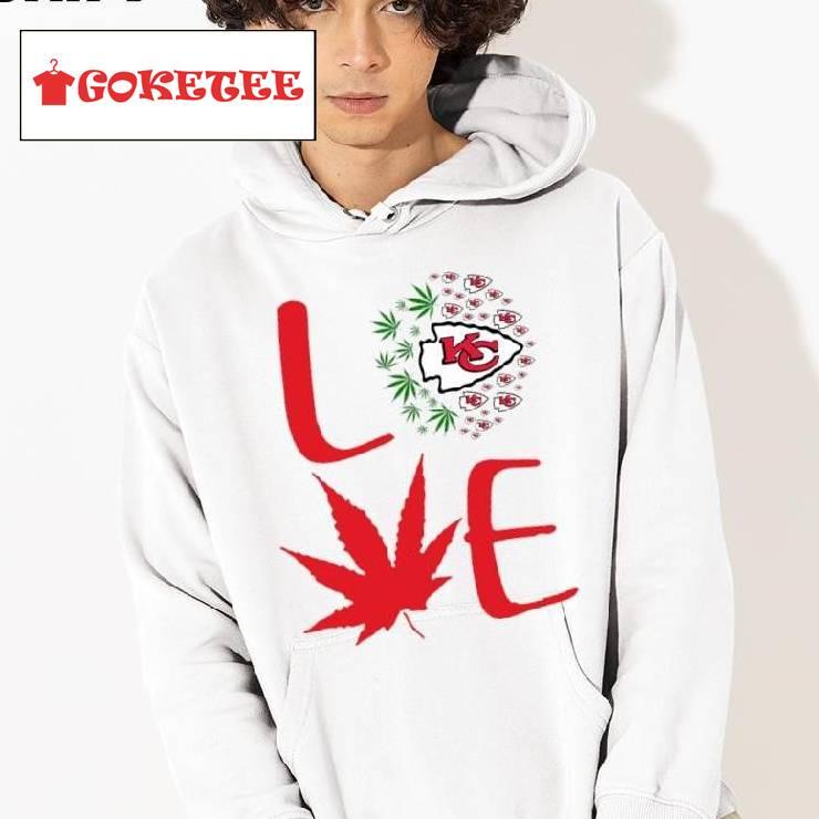 Kansas City Chiefs Cannabis Love Logo Shirt