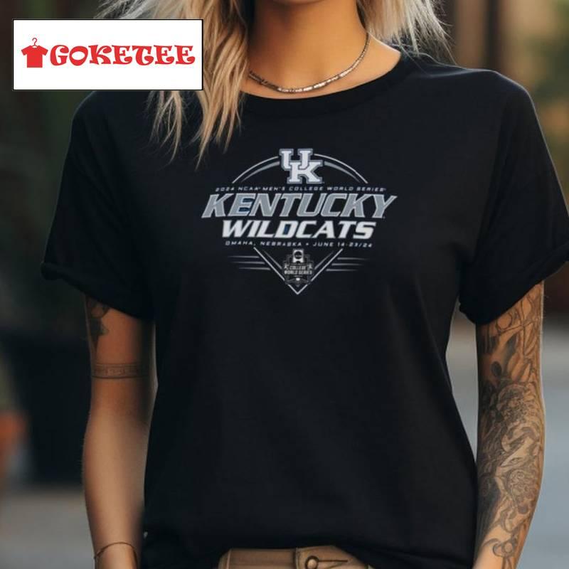 Kentucky Wildcats 2024 Ncaa Men’s College World Series Omaha,nebraska June 14 23 Shirt