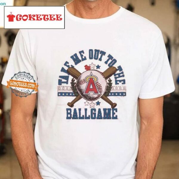 Los Angeles Angels Take Me Out To The Ballgame Shirt