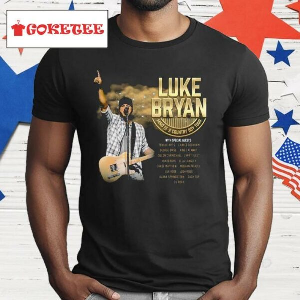 Luke Bryan Mind Of A Country Boy Tour Shirt