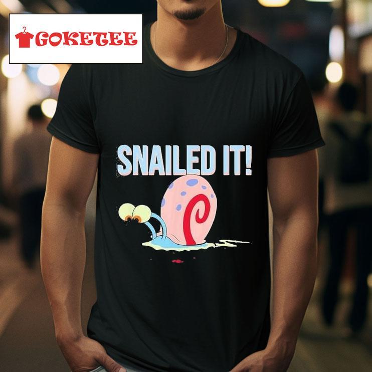 Mademark X Spongebob Squarepants Gary The Snail Snailed I Tshirt 