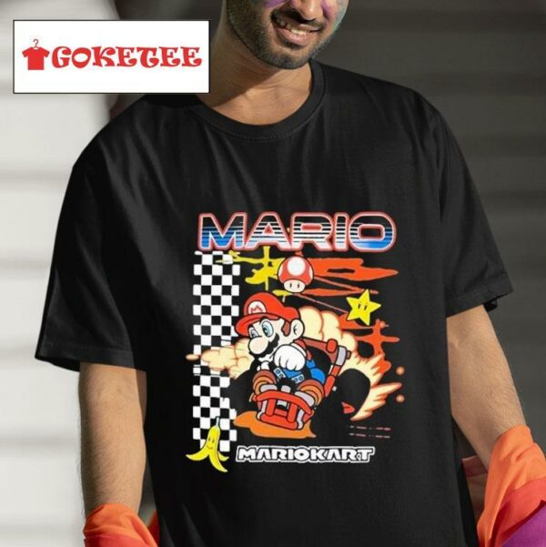 Mario Kart Racing Finish Line S Tshirt