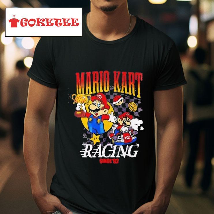 Mario Kart Racing Mineral Wash Racing Since  Tshirt 