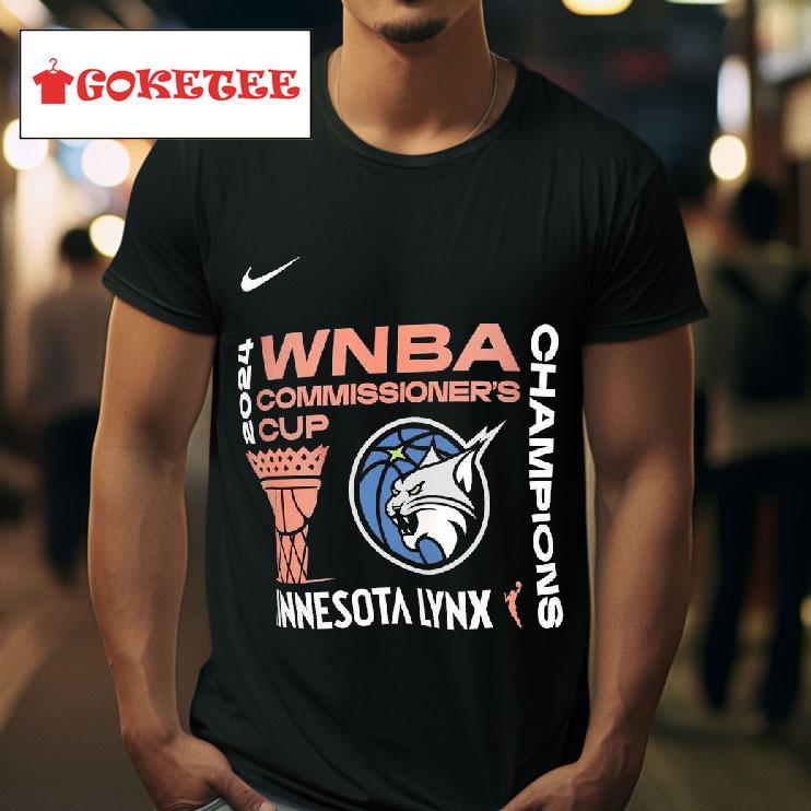 Minnesota Lynx  Wnba Commissioner S Cup Champions Tshirt 